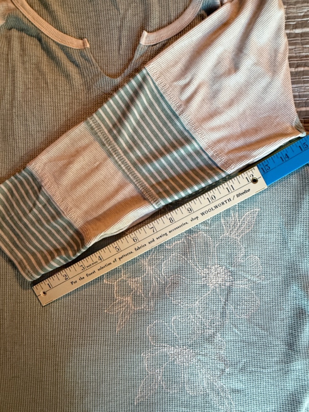 Bundle NWOT Polo Jeans Co. R.L.Henley Peasant Tunic &CATO Waffle Knit V-Neck XL - Picture 8 of 13